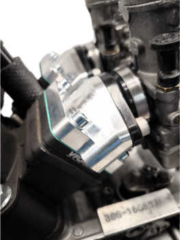 Preview: PR CNC Ansaugbrücken Ansaugstutzen Yamaha Banshee RD350 Mikuni TM38-157 Powerjet optimiert für V-Force 4 Lectron 38mm Vergaser Preview: PR_Intake_TM38-157